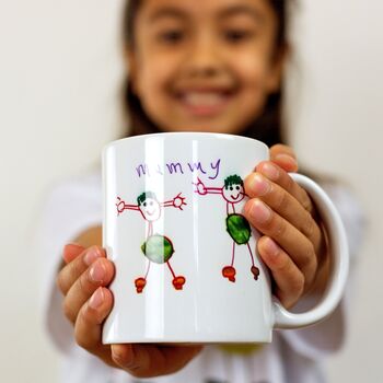 Mummy's Mug With Child's Drawing, 3 of 10