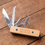 Personalised Wooden Pocket Knife, thumbnail 1 of 2