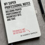 Personalised A5 Super Professional Business Notebook, thumbnail 2 of 6