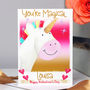 Personalised 'You're Magical' Unicorn Card, thumbnail 1 of 5