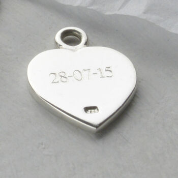 Heart And Crown Charm Necklace, 3 of 4