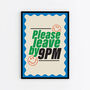 Personalised 'Please Leave By 9pm' Quote Print, thumbnail 6 of 8