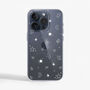 Christmas Stars Clear Phone Case, thumbnail 1 of 5