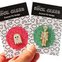 Skeleton And Ghost Pin Badges, thumbnail 9 of 9