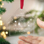 First Christmas New Home House Ornament Custom Address, thumbnail 7 of 7