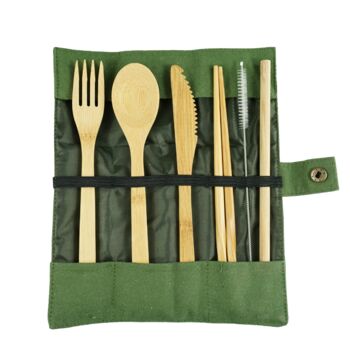 Northcore Bamboo Cutlery Set, 3 of 5