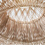 Large Hand Woven Oval Bamboo Pendant Light Shade, thumbnail 7 of 8