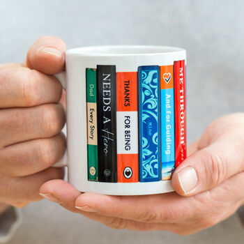 Personalised Book Themed Mug For Dad, 4 of 4