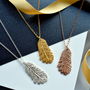 Feather Necklace, thumbnail 3 of 11
