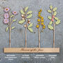 Personalised Wooden Birth Flower Bouquet, thumbnail 10 of 10