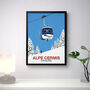 Alpe Cermis Ski Resort Poster, thumbnail 3 of 6