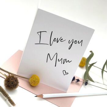 I Love You Mum Card, 3 of 4