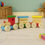 Personalised Name Star Wooden Toy Train, thumbnail 4 of 9