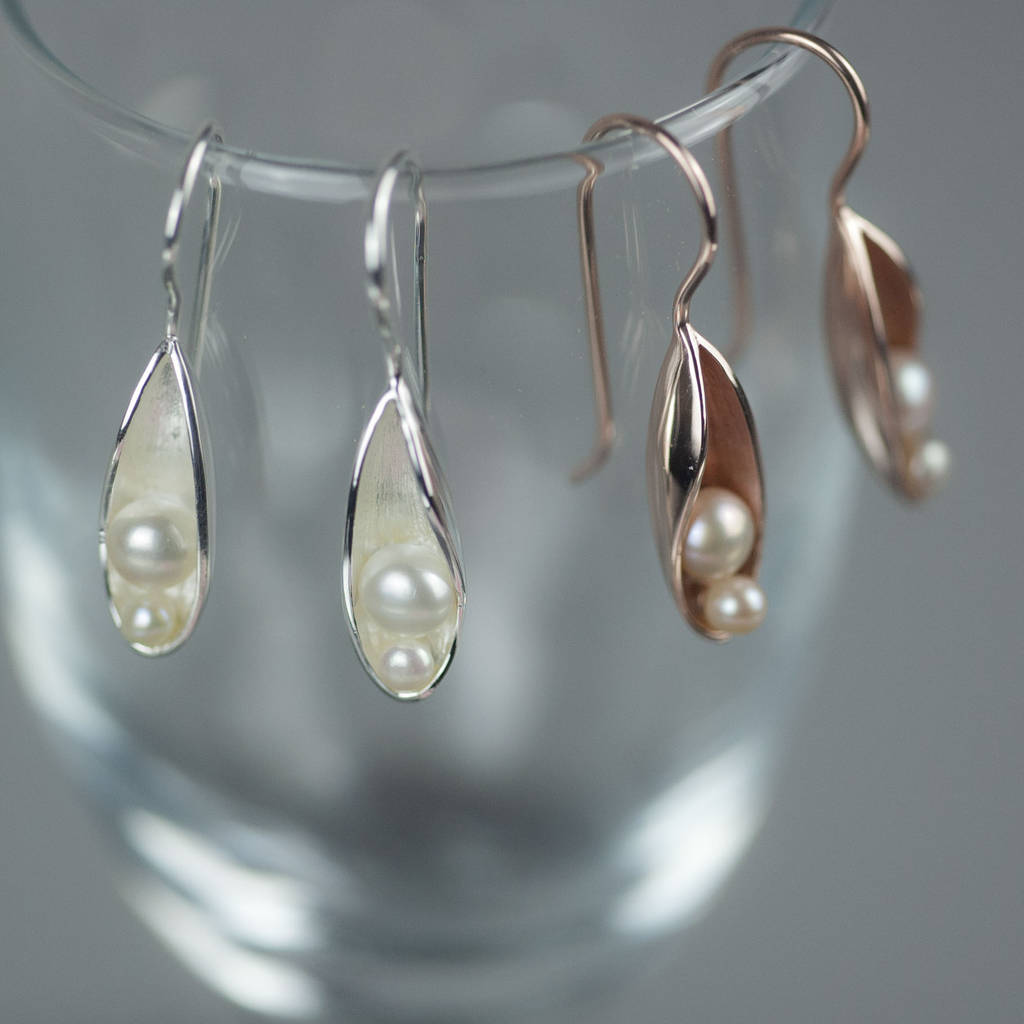 Two Peas In A Pod Earrings By Oh So Cherished