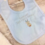 Personalised Embroidered First Christmas Bib, thumbnail 2 of 7