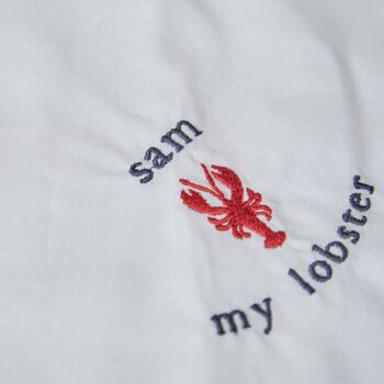 Personalised Lobster Handkerchief, 2 of 2
