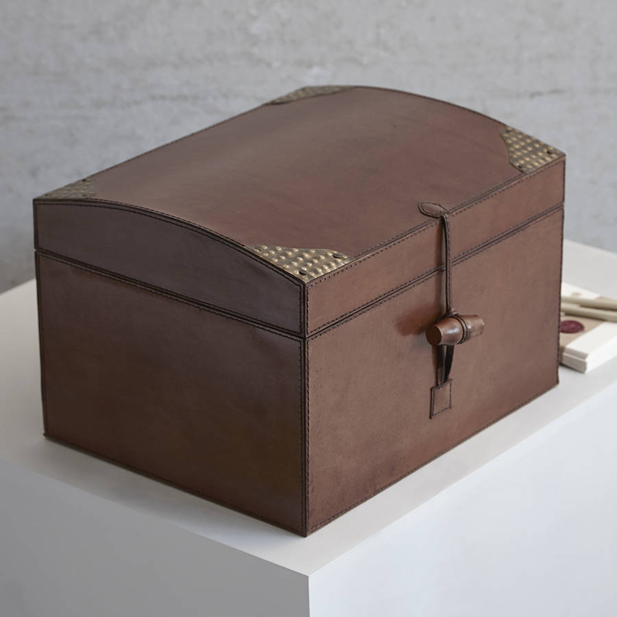 Leather Memory Box, 1 of 5