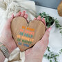 Hanging Wooden Be Kind Heart, thumbnail 1 of 5