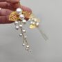 Pearl And Gold Leaf Hair Pins – Elegant Bridal And Bridesmaid Hair Accessories, thumbnail 10 of 12