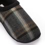 Ken Mixed Grey Herringbone Mens Slippers/Indoor Shoes, thumbnail 8 of 8