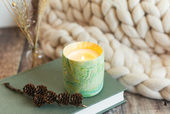 Jesmonite Pot With Candle Limited Edition, 2 of 12