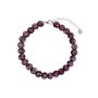 Autumn Rose Glass Beaded Bracelet, thumbnail 3 of 4