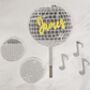 Disco Cake Topper Set, Disco Cake Charms, Disc Theme, thumbnail 3 of 3