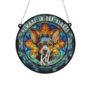 Chihuahua Black Memorial Suncatcher, thumbnail 2 of 6