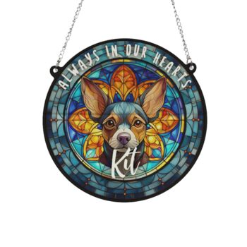 Chihuahua Black Memorial Suncatcher, 2 of 6