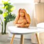 Three Monkey Garden Ornaments See Hear Speak No Evil, thumbnail 2 of 12
