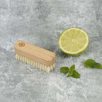 Sustainable Wood Small Nail Brush With Plant Bristles, 3 of 8