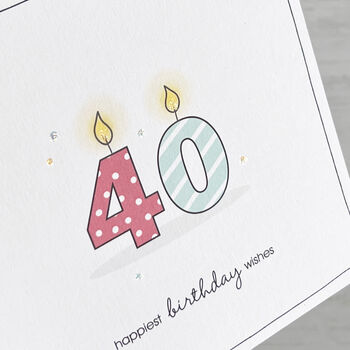 Birthday Candle Age Card, 2 of 7