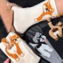 Novelty Fun Socks ~ Dogs With Balls, thumbnail 2 of 9