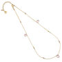 18ct Yellow Gold Plated Gemstone Necklace, thumbnail 7 of 10