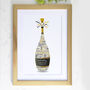 Personalised Pearl Anniversary Champagne Word Art, thumbnail 1 of 7