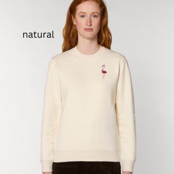 Organic Cotton Flamingo Sweatshirt, 6 of 12
