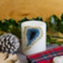 Sapphire Blue Geode Candle, thumbnail 5 of 6