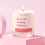 Funny Wedding Gift Soy Wax Candle Mr And Mr Fabulous, thumbnail 1 of 3