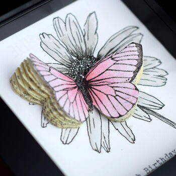 Personalised Butterfly And Flower Artwork, 5 of 10