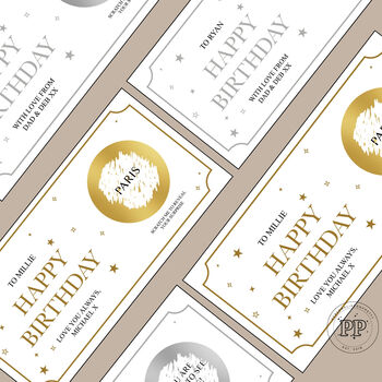 Personalised Birthday Scratch Ticket, 3 of 5