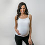 Maternity And Nursing Top White And Snake Print, thumbnail 5 of 7