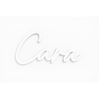 Custom 70cm Wooden Children's Wall Name Sign Nursery Bedroom, 2 of 5