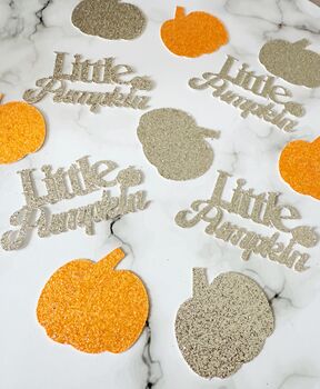 Autumn Baby Shower Table Confetti, 5 of 6