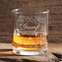 Personalised Retirement Gardening Whiskey Glass, thumbnail 2 of 8