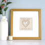 Personalised Heart Wedding Or Anniversary Card, thumbnail 4 of 12