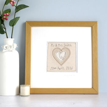 Personalised Heart Wedding Or Anniversary Card, 4 of 12