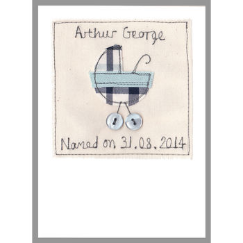 Personalised New Baby Pram Card, 7 of 12