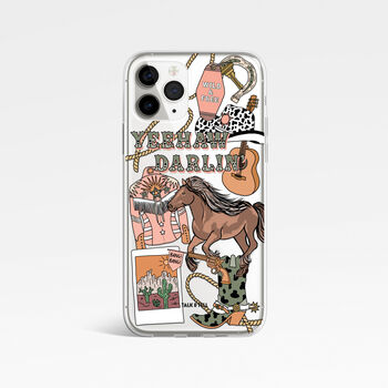 Western Yeehaw Darling Phone Case For iPhone, 9 of 9