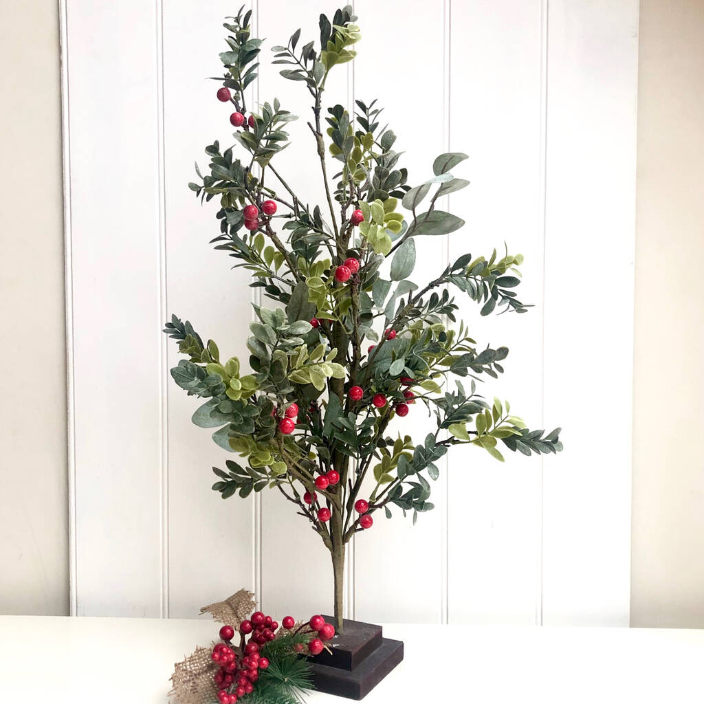 Christmas Berry Table Top Tree, 1 of 2