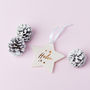 Christmas Wishes Star Decoration Card, thumbnail 3 of 5